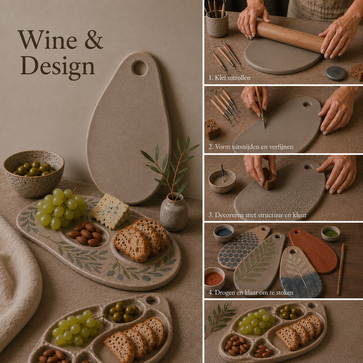 Wine & Design “Borrelplank” in Amsterdam Zondagmiddag 25 oktober