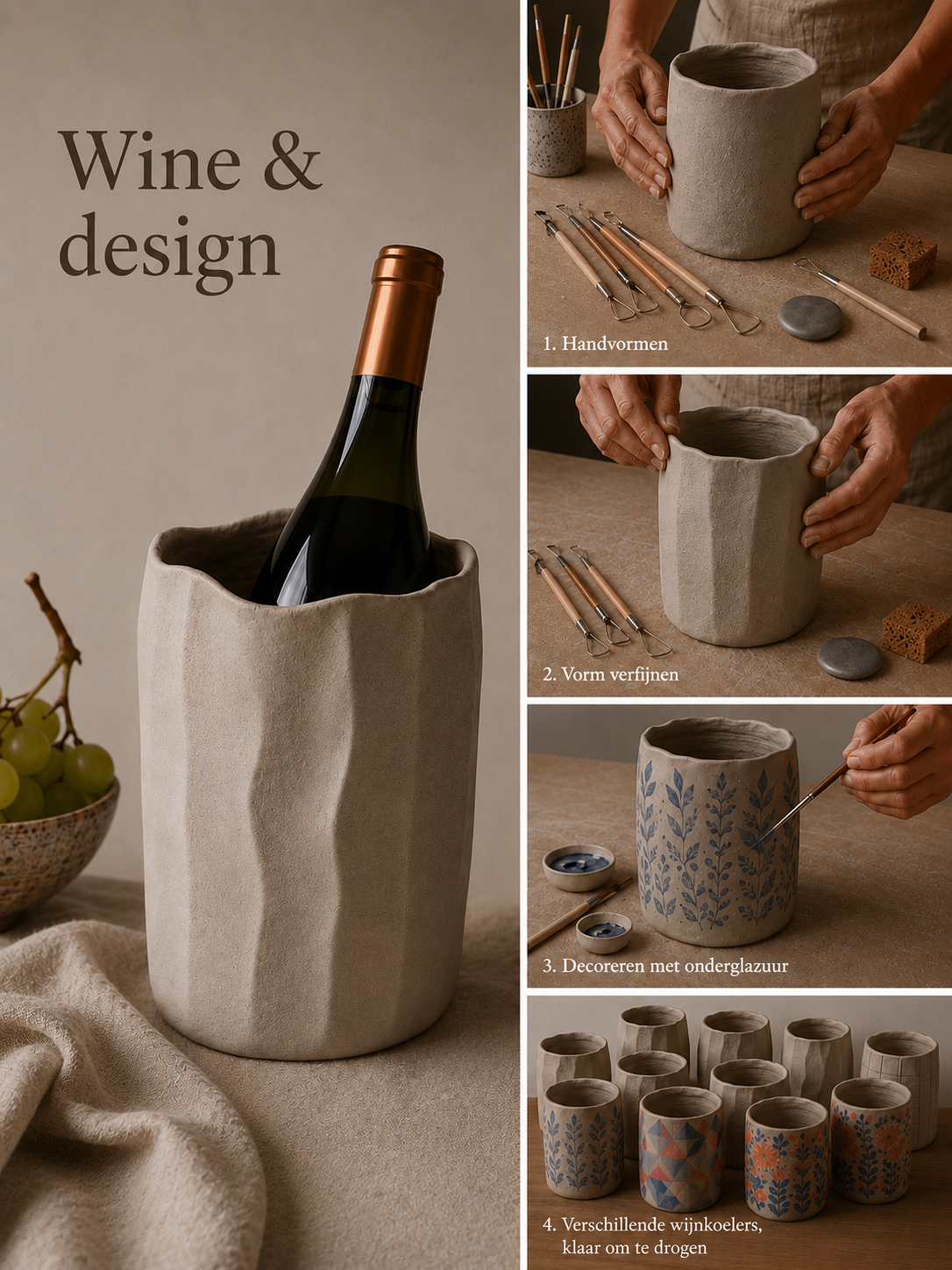 Wine & Design “wijnkoeler” in Amsterdam Zondagmiddag 13 september